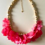 red flower necklace for weddings and special occasions
