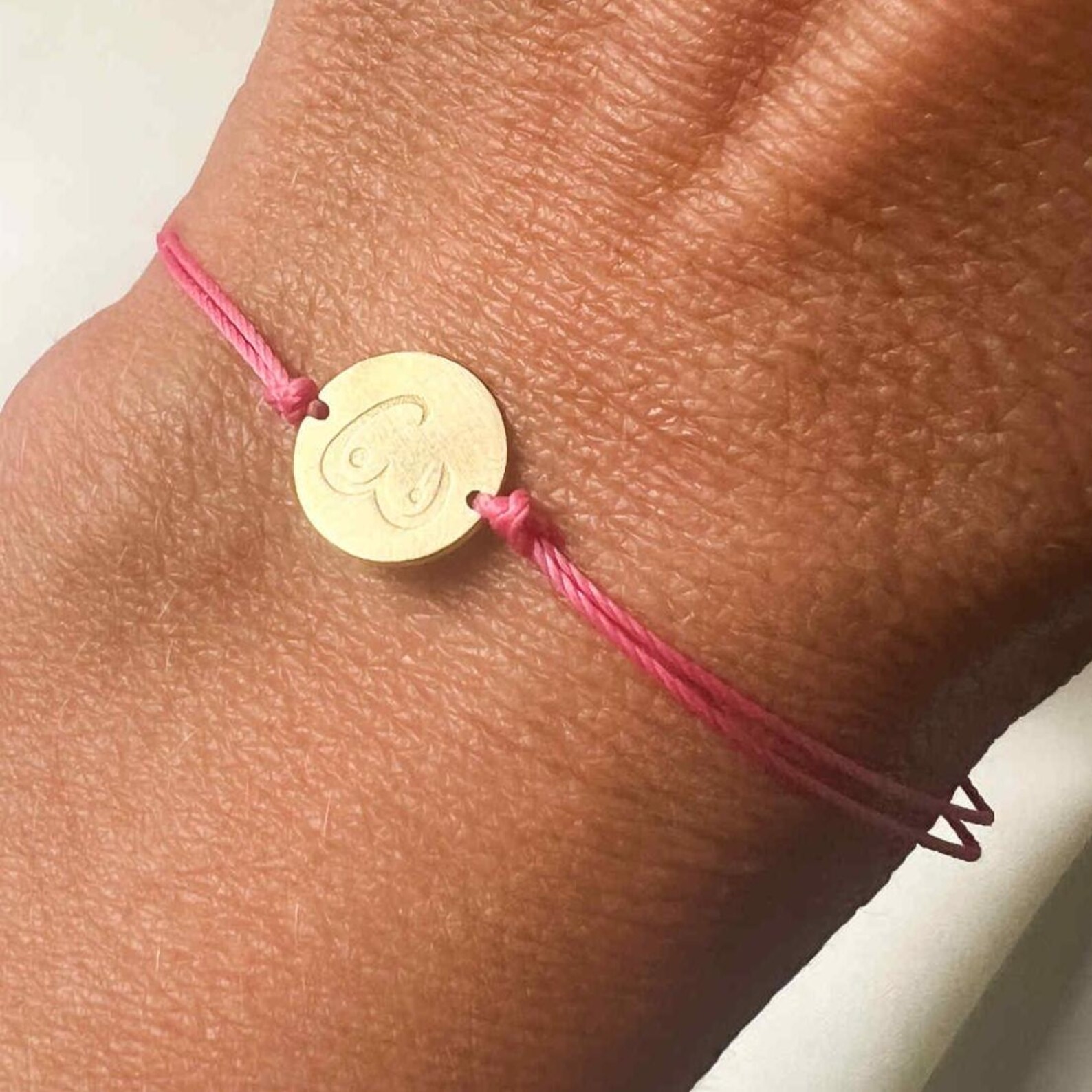 pink-power-breast-cancer-awareness-bracelet-handmade.jpg Handmade Pink Power Breast Cancer